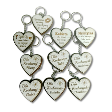 Brelok serce z dedykacją