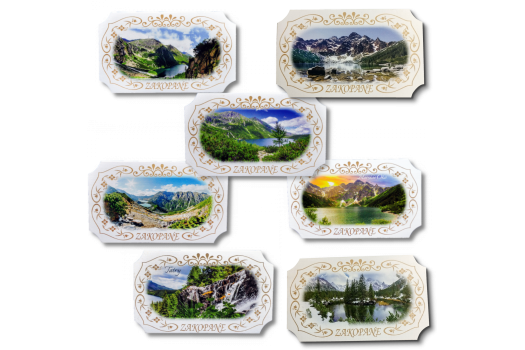 Deska ścięte rogi malowana (mix widoków). Deska ścięte rogi malowana (mix widoków).