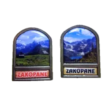 Magnes metal kapliczka  z widokiem.