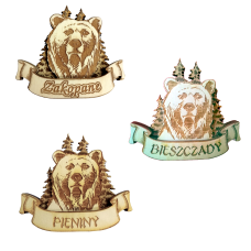 Magnes grawer 3d - Miś 