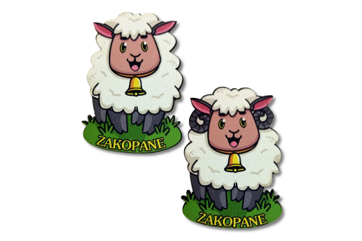 Magnes z owieczkami Magnes z owieczkami