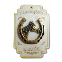 Podkowa na szczęście (sklejka schody mała). 