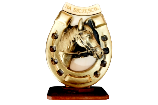 Podkowa na podstawce. Podkowa na podstawce.