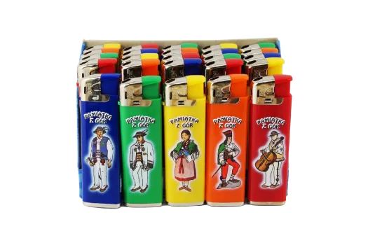 Zapalniczki z postaciami komplet 25szt. Zapalniczki z postaciami komplet 25szt.