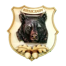 Magnes głowa misia.