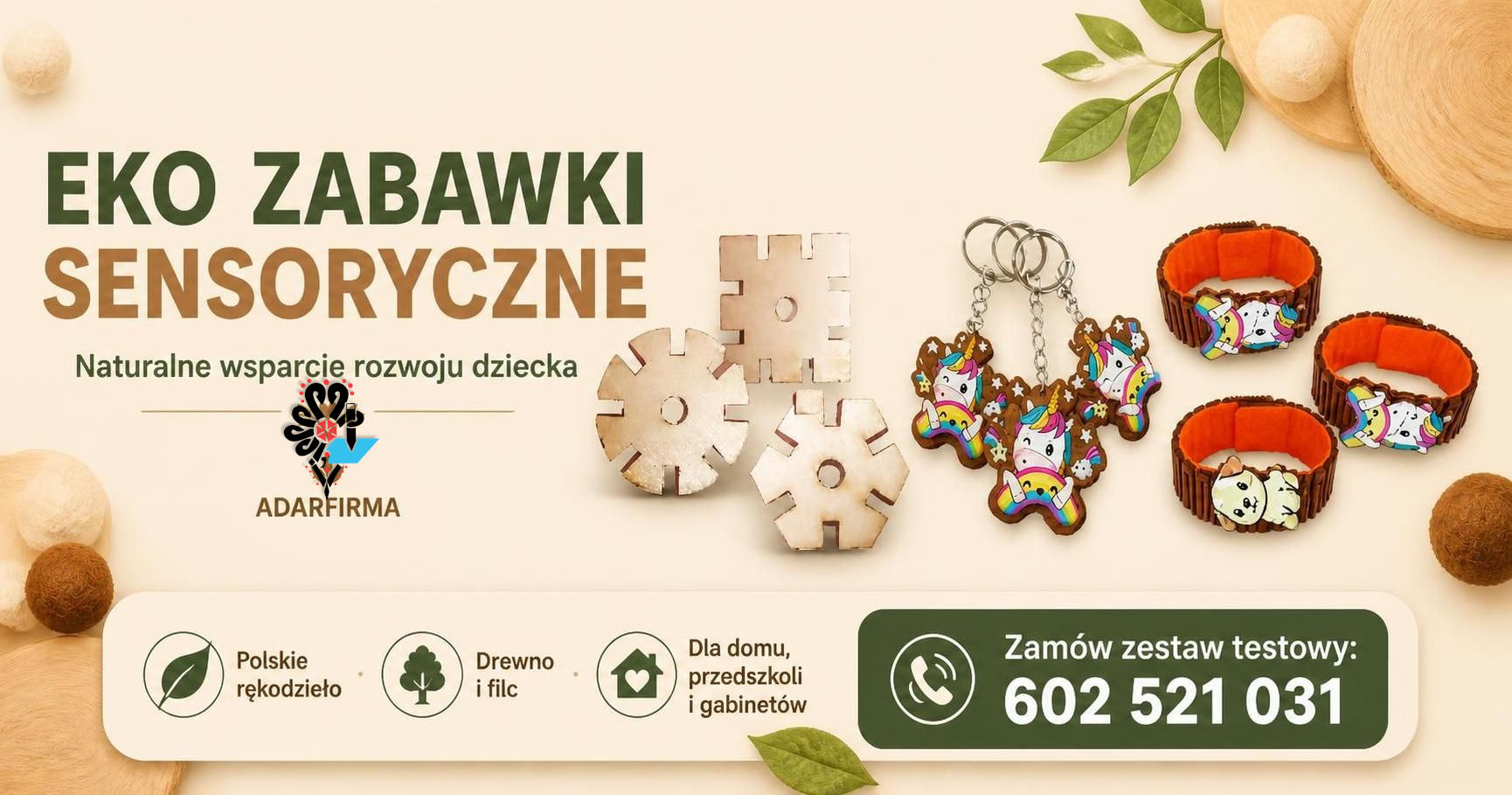 Ekologiczne zabawki sensoryczne | Producent ADARFIRMA Ekologiczne zabawki sensoryczne | Producent ADARFIRMA